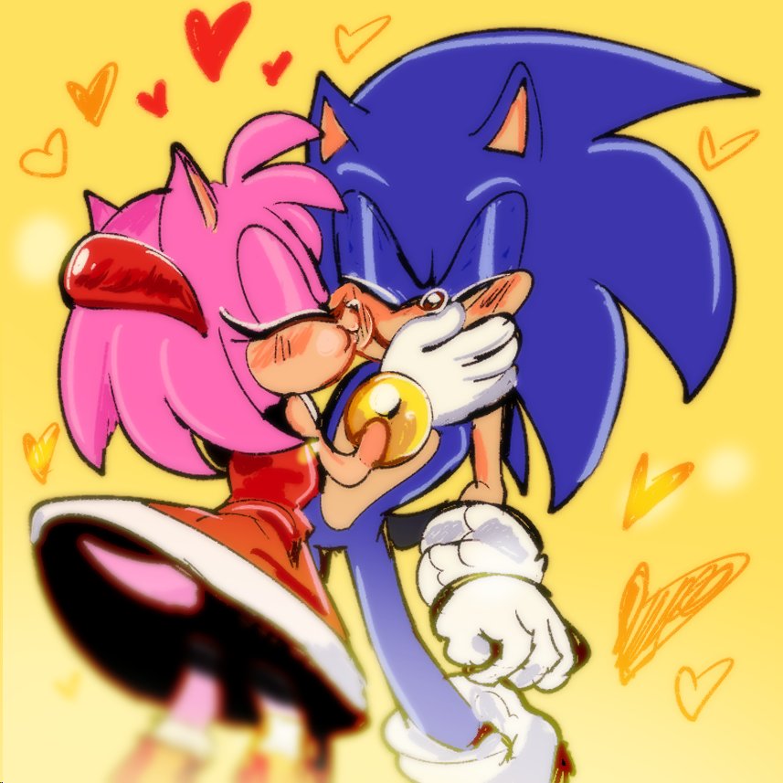 sonamy art by Shira_Hedgie : r/SonicTheHedgehog