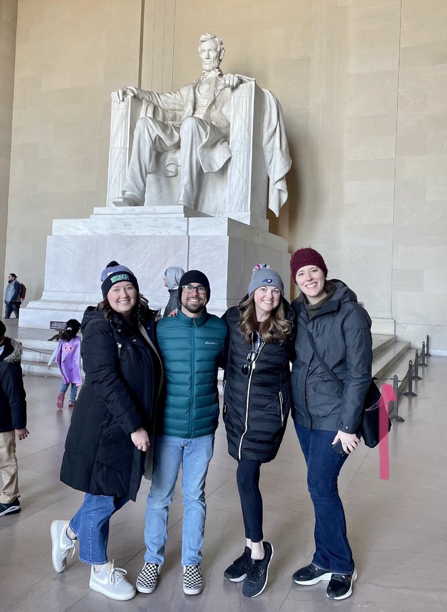 Leah_Carper's tweet photo. In DC with my @BWFUND NC Teacher of the Year crew!  Ready to do some advocating on Capitol Hill this week with the Education Policy Fellowship Program! Thank you, @theNCForum and @BWFUND for your support! #WPS23 https://t.co/I1GXoc7xD2