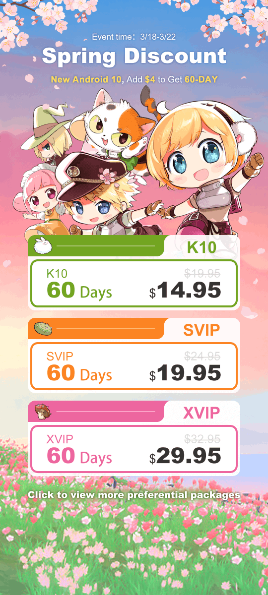 redfinger_rf's tweet photo. ✨Spring Promotion Is Coming
🥳To celebrate New Android 10 along with New Server Thailand, our spring promotion event comes out.
👉Don't miss out on this opportunity to get at favorable prices. Shop now and enjoy the savings!
⏳Event Time: 03.18-03.22
#androidemulator #redfinger https://t.co/Pac3clpx1P