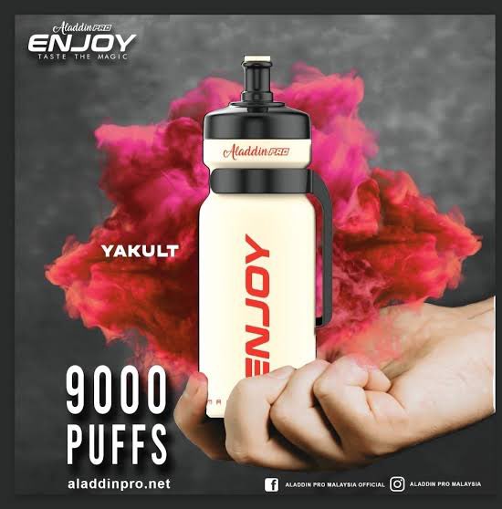 #EnjoyAladdinPro #disposablevape available at facebook.com/happycloudvari… warning: For 18 years old and above only! Vaping is dangerous to your health.
