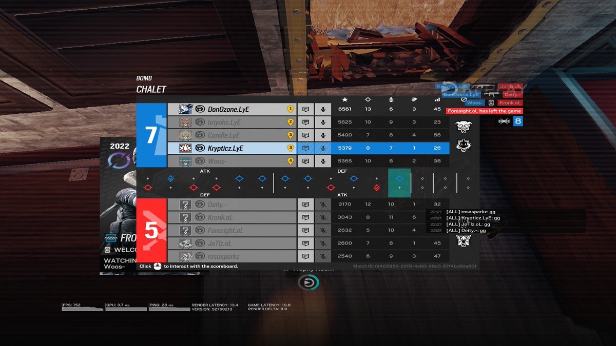 eljefeozone's tweet photo. We made @SolarFlareCL w/out dropping a map (FF don't count!!!!!!!) GL to everyone in the league (Hooray!)
S/o to @WoosR6 for the super sub, love this guy man
#ForDan https://t.co/q08COcEIqH