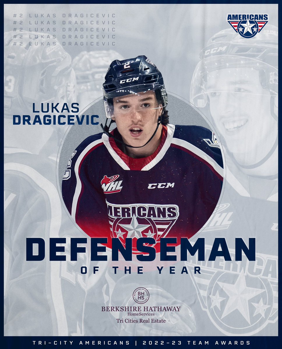 🏆 | Congratulations to our Defenseman of the Year, Lukas Dragicevic!
