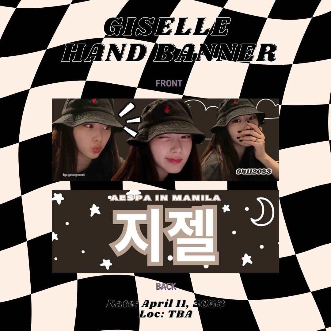 roseycarrt's tweet photo. ✧*。aespa hand banners ｡*♡

hello, will also be giving away hand banners on April 11 at the k-verse concert! 

~ like and rt to spread
~ 1:1 | open for trades and donations
~ limited quantity

see you mys! #KVersePH #aespa https://t.co/8bZZ8xFkWE
