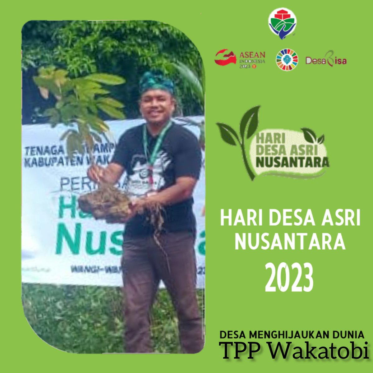 jumietomia's tweet photo. #HariDesaAsriNusantara  
@jokowi
@Kiyai_MarufAmin
@halimiskandarnu 
@kemendespdtt 
@malik_haramain 
@imansyukri 
@taufikmadjid71 
@yusradaridesa 
@azzameldzikrie 
@tppkemendes 
@CoesmanaG 
@BPI_Kemendes 
@bpsdmkemendesa 
@SukoyoKasekpro 
@tppisultra 
@TPPWakatobi https://t.co/tZF6SNZj7q
