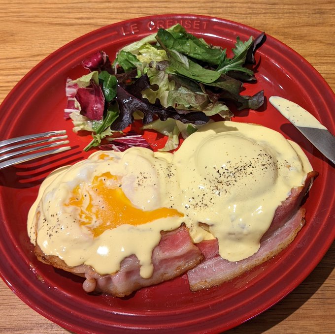 今日もラブリーな日なので、開店時間を狙ってむさしの森珈琲に突撃🥰気になってたけど、いっつも混んでてなかなか行けてませんで