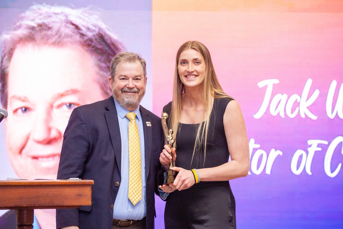 UMDWomensBBall's tweet photo. Congrats to @brookeolson31 on receiving her Player of the Year award at tonight's Elite Eight banquet. 

#BulldogCountry https://t.co/aNsQXlCuGU