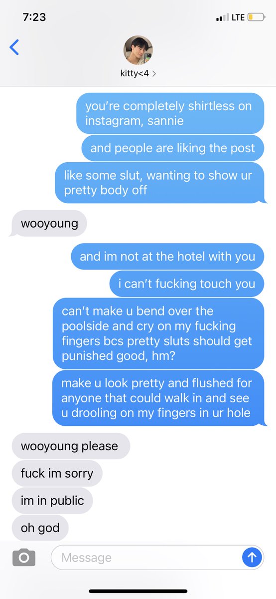 // sexting, possessive wyng, usage of the word ‘cunt,’ exhibitionism, come eating, lots of degradation and praise bcs snni loves every bit of it ♡

✰ wsn socmed au where wyng finds out about the pool video sn posted