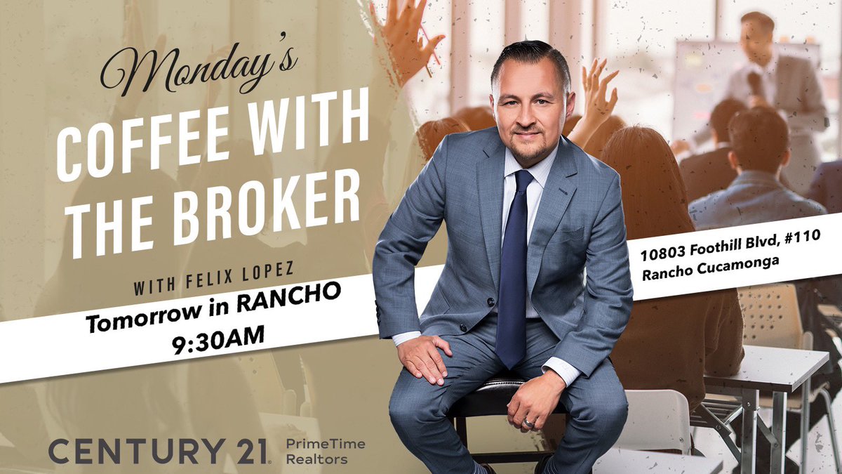C21PrimeTime's tweet image. Felix will continue going over LISTINGS: First &amp;amp; Crucial Steps when Acquiring a Listing and the Residential Listing Agreement (RLA)! 

This meeting is essential for ALL - New and Experienced Realtors! 🌱
#ExperiencedRealtors
#meetandgreet #inlandempire  #ranchocucamonga