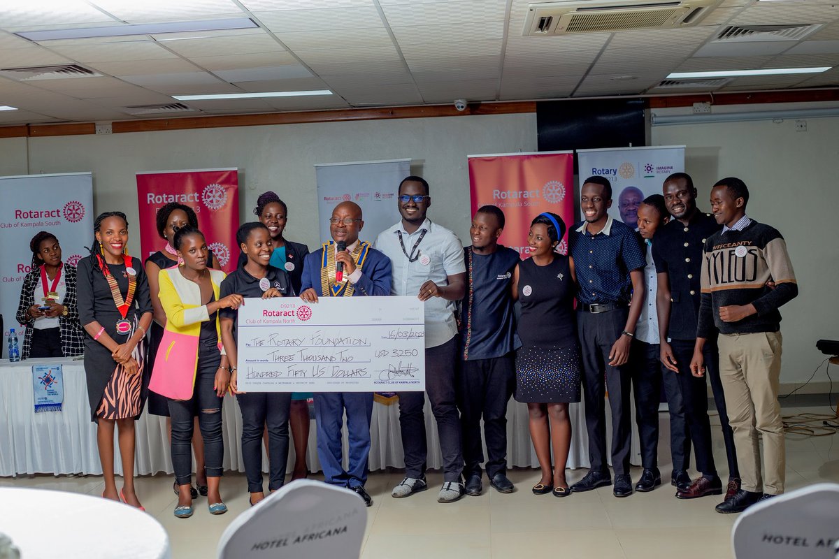 Thursday 16/03/2023 

<a href="/mikesebaluken/">PDG Mike Kennedy Sebalu</a> Visit &amp; World Rotaract Week Celebration at the Joint Thursday Clubs Fellowship 

Thank you <a href="/RctKampalaSouth/">Rotaract Kampala South</a> for hosting us!

#WorldRotaractWeek