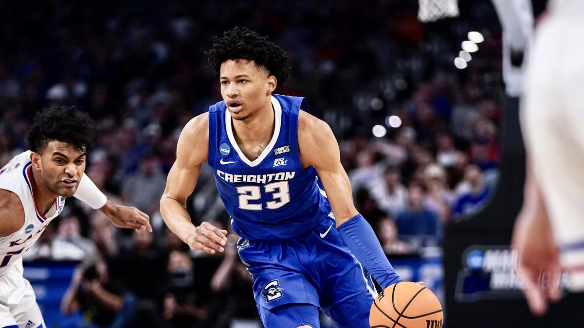 DraftLead's tweet image. Creighton guard Trey Alexander had an excellent game today as his team defeats Baylor to advance. Alexander has been seen as a mid second rd pick but this run could lead to him being a late first

17 pts
8 rebs 
5 ast
5-13 fg 
1-4 3pt