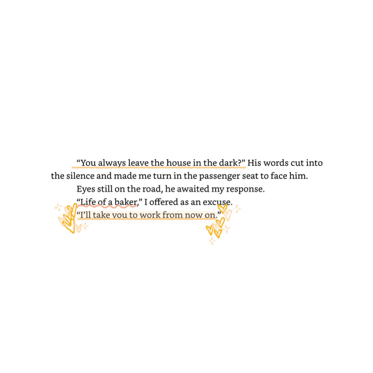 thebookvoyagers's tweet photo. she tells him she always takes uber even at night because she hates driving AND HES LIKE NAH YOU WONT BE DOING THAT AGAIN i’m gonna take you anywhere you want now 🥵✨ he’s gonna wake up at 4-5 am to take her to work every day! love this https://t.co/ASOHmCQD3S