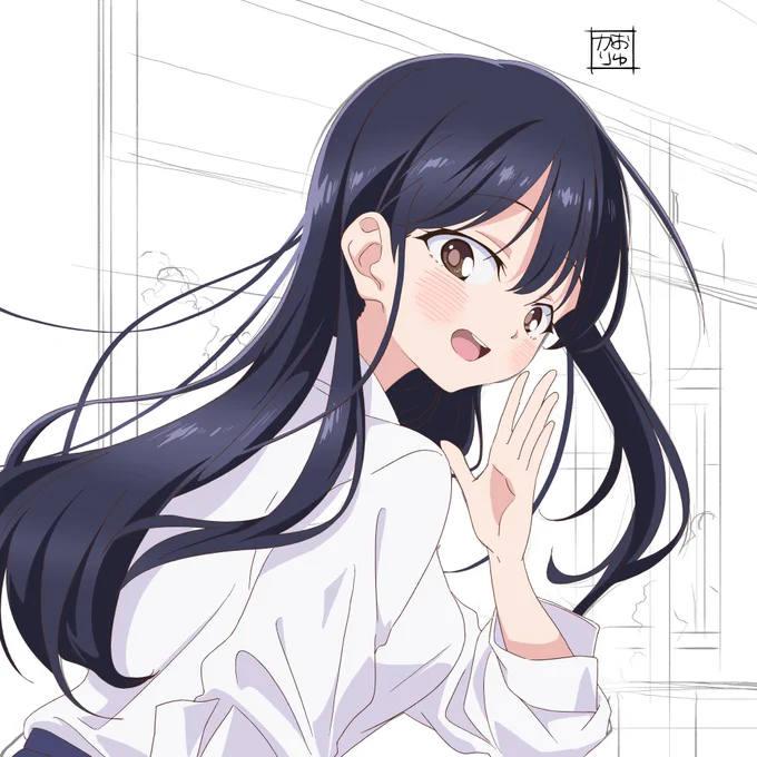 「アニメ、もうすぐだね。」#僕ヤバ  #山田杏奈 