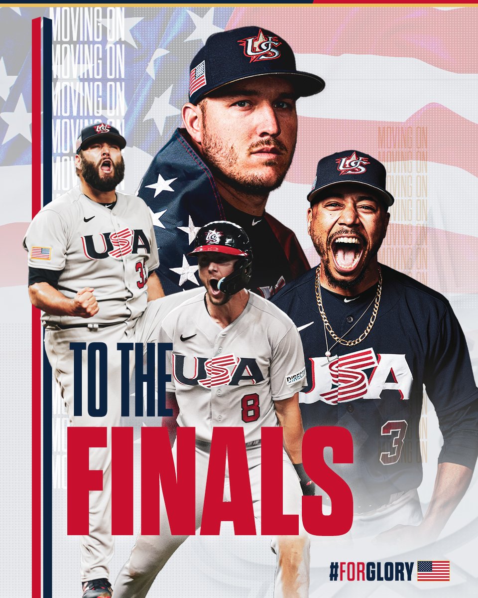 USABaseball's tweet photo. MOVING ON.🫡🇺🇸

#ForGlory🇺🇸 https://t.co/RG5oD8aUOI