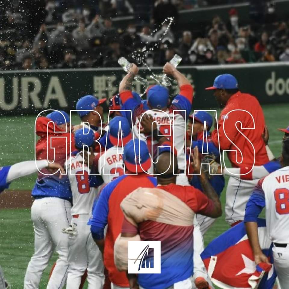 Felicidades admirable #TeamAsere. Ustedes ganaron tres veces: cuando hicieron equipo, cuando clasificaron primeros y cuando jugaron hasta el último out contra un gran equipo y contra un odio de la peor especie. Hicieron historia. #Cuba los contempla orgullosa.