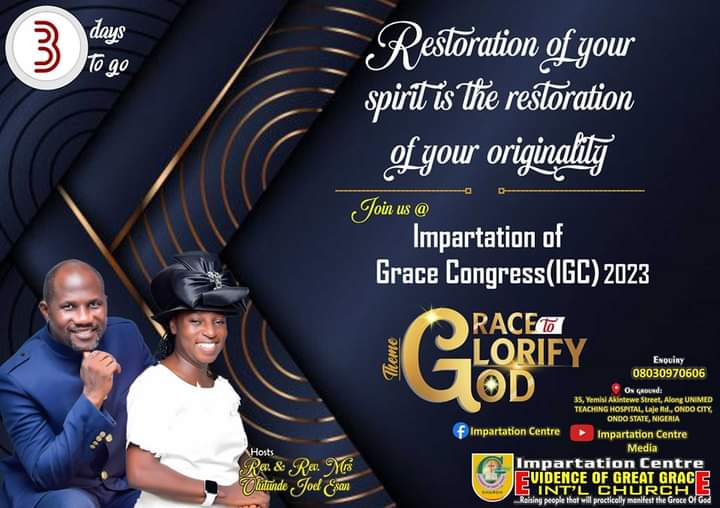 #IGC2023
COME AND ENCOUNTER GOD