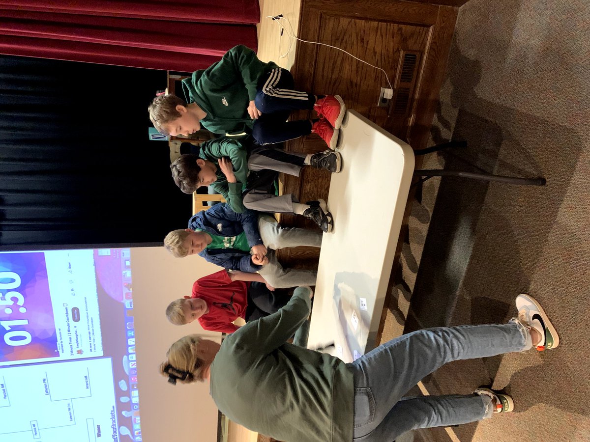 Multiplication Madness Tournament. One of my teams made it to the finals. These boys know their facts! #WeAreDeerpath