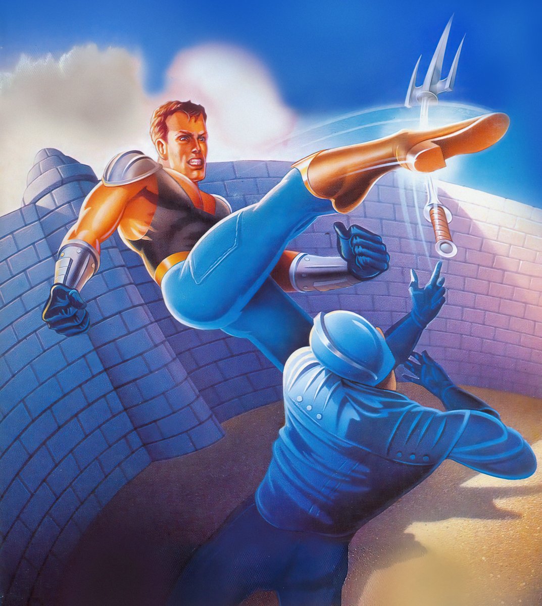 Last Battle / SEGA / Genesis - Mega Drive (1989) / Custom, Logo Free Packaging Artwork / Artist (?)