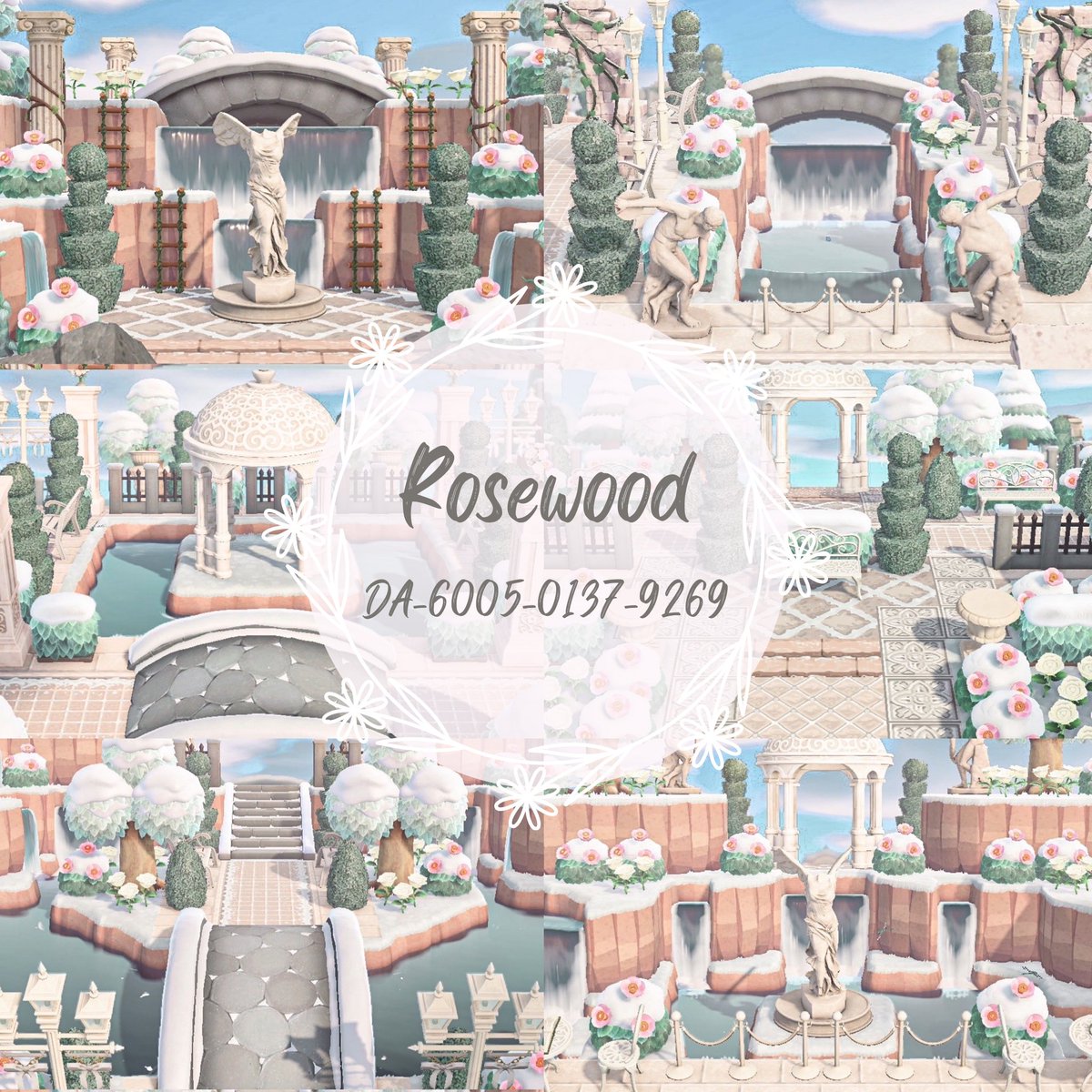megs_crossing's tweet photo. DA release! I hope you like my winter elegant island 🤍 

- Beaches and houses aren’t decorated
- Tag me if you take pictures! 

#ACNH #AnimalCrossing https://t.co/HoqdXTnF6q
