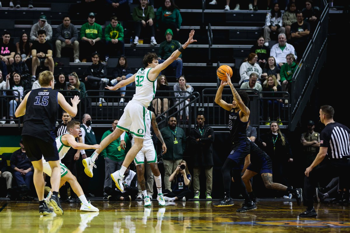 OregonMBB's tweet photo. On a tear. 

@Nathanbittle33 has recorded career highs in points each of the last two games, and notched his first 20-10 game tonight, tallying 21 points and 13 rebounds. 

#GoDucks https://t.co/MJGrepeIne