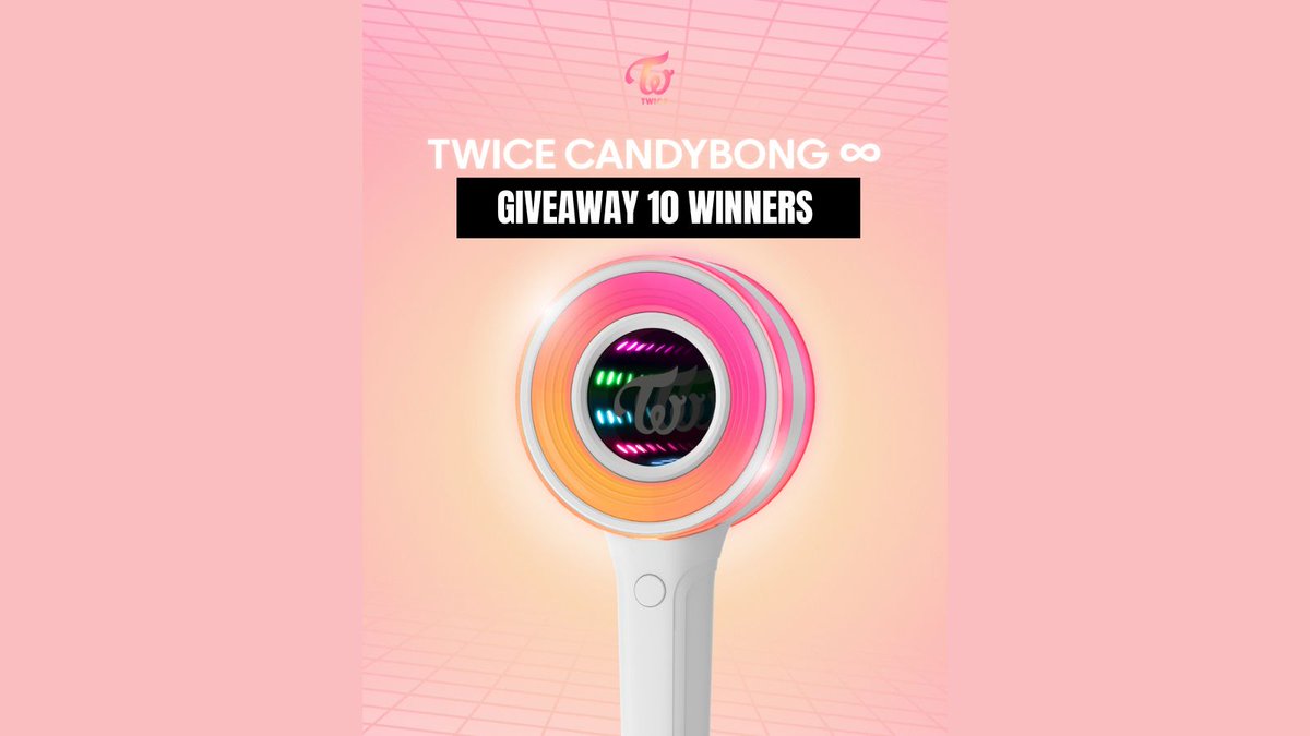 TWICE - CANDYBONG ∞ OFFICIAL LIGHT STICK GIveaway♾🎁 10 Winners - LIKE this post & Follow @cokodive - Comment your bias - RT and Tag ONCE You can Pre-Order TWICE CANDY Bong now at COKODIVE, Wish you all good luck!🙏