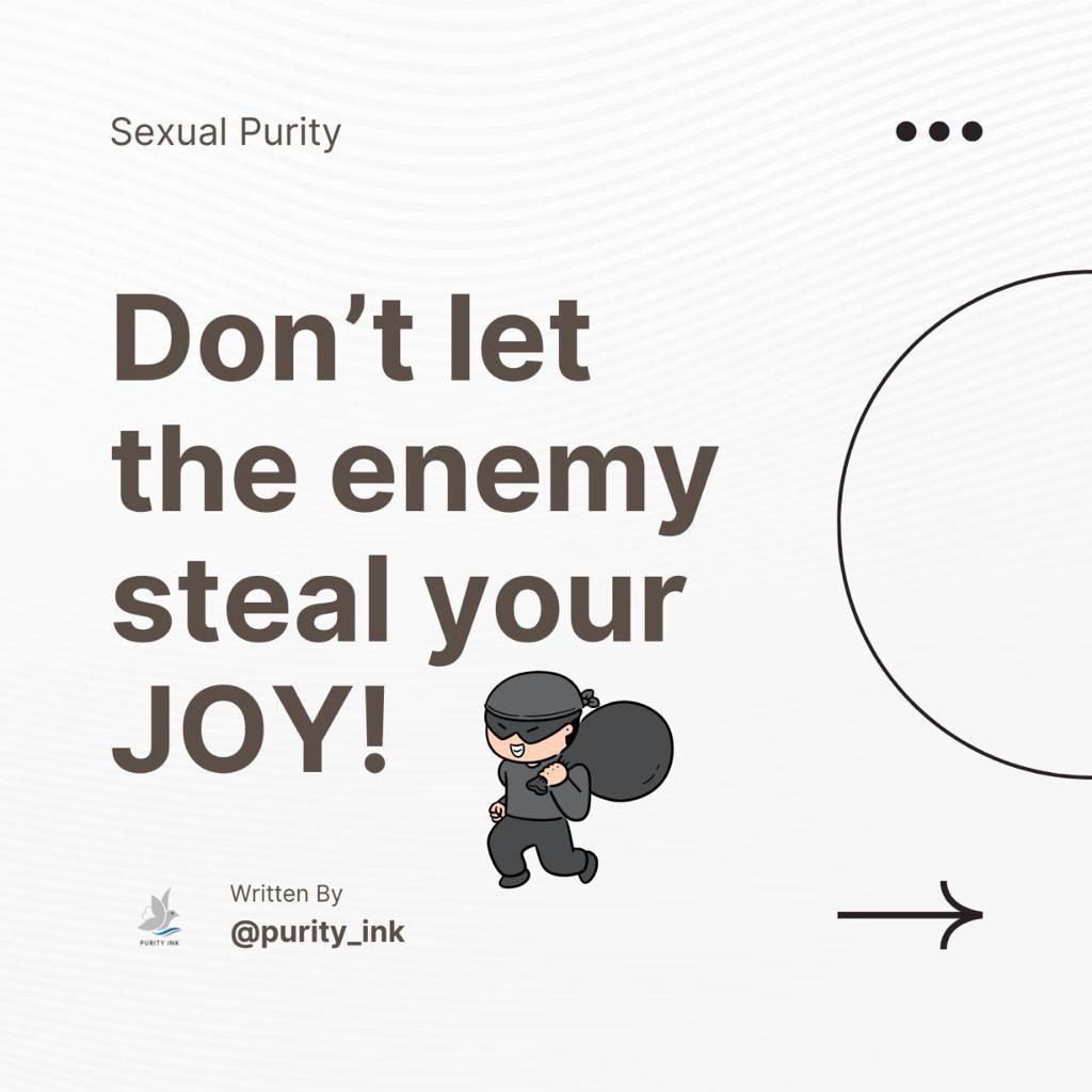 purity_ink's tweet photo. Good morning Family!🤗
The Joy of the Lord is our strength this week and beyond! 

Don’t let the enemy steal your joy, because he is on the look out for it

You’re preserved and protected! 

.
.
.
#sexualpurity 
#sexualpuritytips 
#consecration https://t.co/2S4TMr4Tol