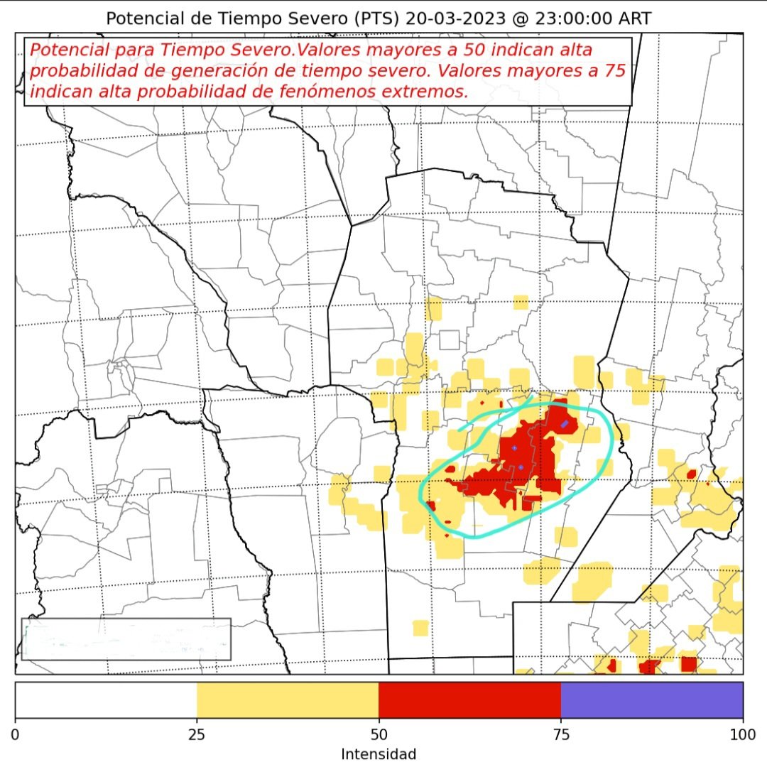 GrupoRadarCBA's tweet image. El #Lunes la acción comenzaría en SdC pasado el mediodía. A la tarde/noche se generalizarían las activaciones. Buenas chances de #tiempoSevero al S/SE provincial (zona de marcada en la fig1). Algunos acumulados muy importantes entre lunes y martes (ver fig2). Actualizaremos!
