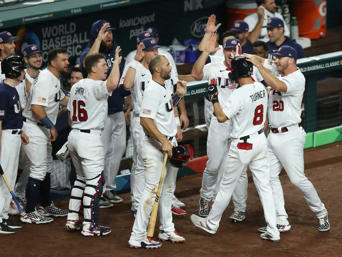 barstoolsports's tweet photo. Team USA Absolutely STEAMROLLS Cuba On Their Way To The WBC Title Game https://t.co/nP2A766iTR https://t.co/F8AiWnPgdt