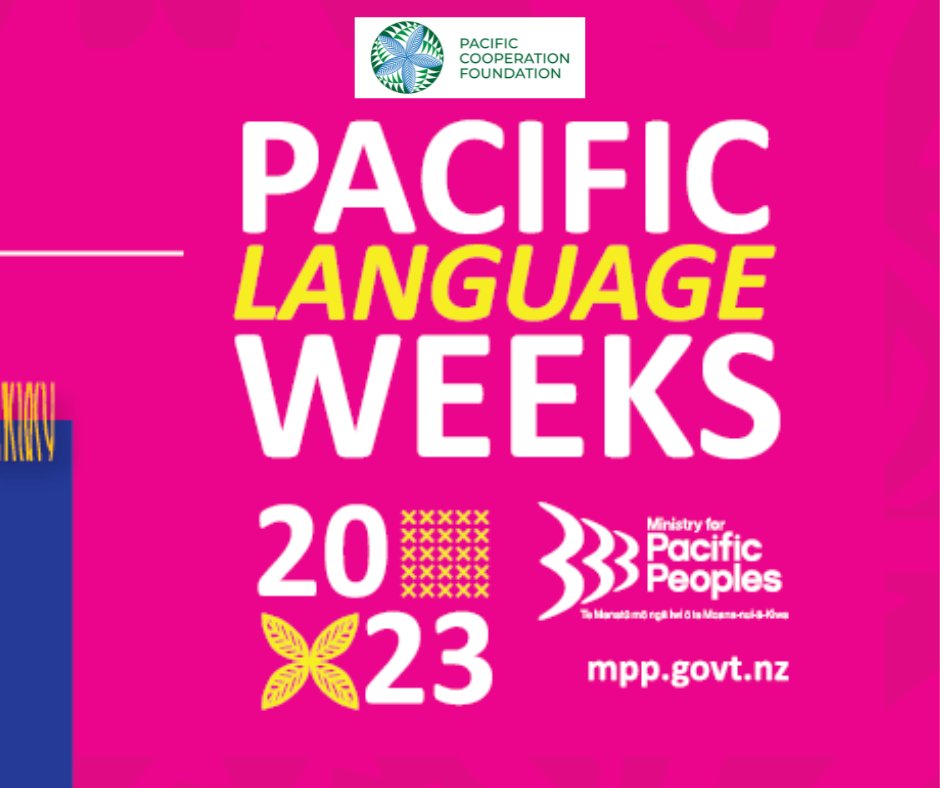 PCF_NZ's tweet photo. Kia orana, Noa’ia, Talofa lava, Mauri, Mālō e lelei, Tālofa, Ni Sa Bula Vinaka, Fakaalofa lahi atu, Mālō ni and warm Pacific greetings.
Dates for Pacific Language Weeks 2023 have been announced! See below for details. #pacificlanguageweek
LINK: https://t.co/hWfI5sfDh9 https://t.co/LCrY1ZSRJf