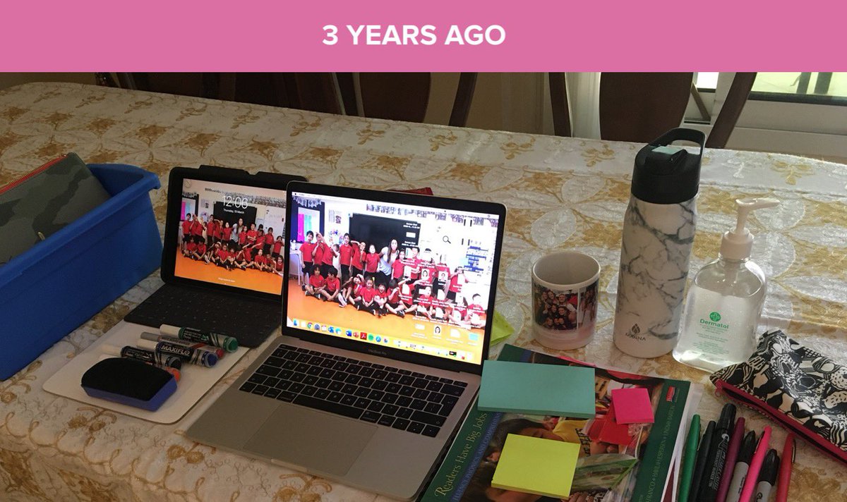 getjouzywithit's tweet photo. Can’t believe how quickly time flew by! 🤯3 years ago…our #onlinelearning journey begun all over the world!! 💻🌎#virtuallearning #learningbeyondthewalls https://t.co/6ERobl2J57