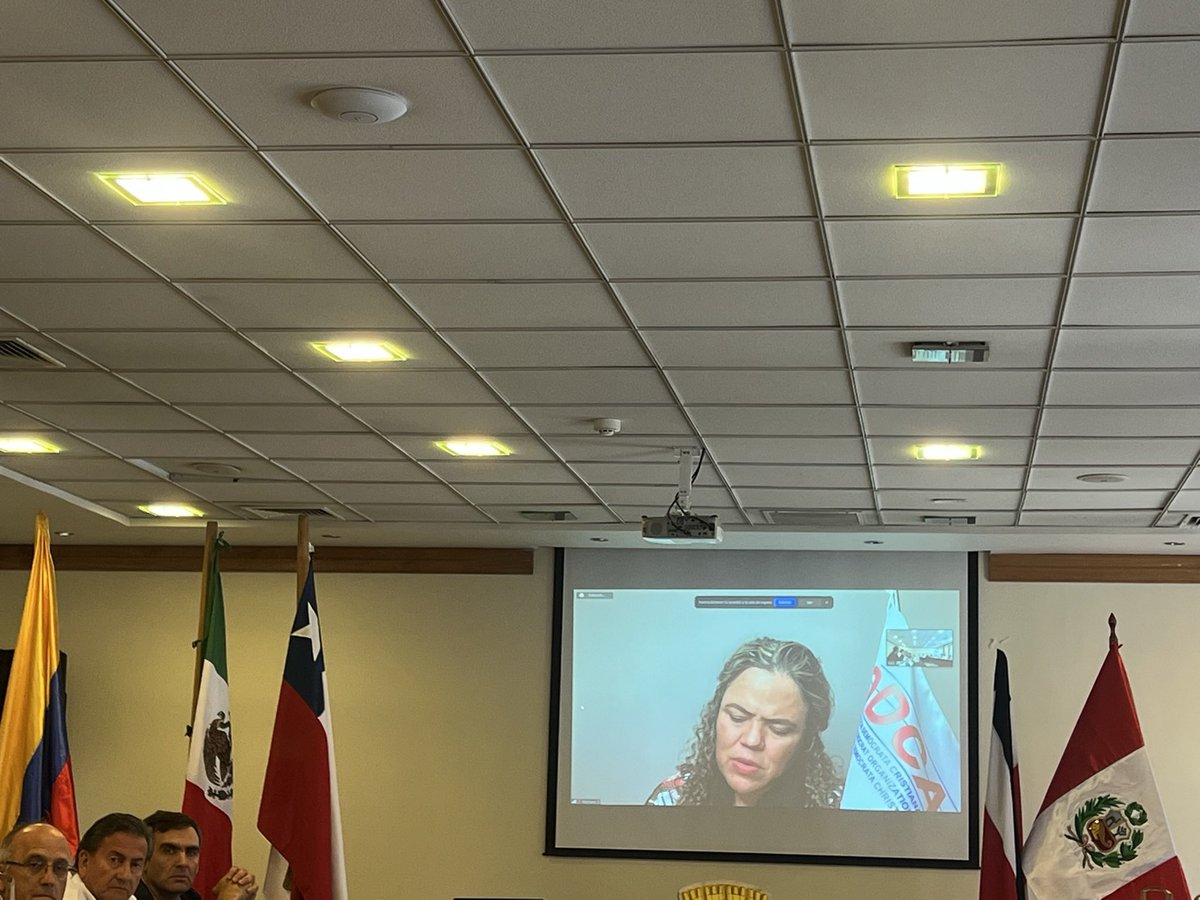 Los pueblos de America Latina tenemos algo en común: el trabajo por la democratización de nuestros municipios. Un honor participar en este debate y compartir nuestras experiencias con mis amigos Alcaldes de Coyhaique, Chile <a href="/CarlosGaticaV/">Carlos Gatica Villegas</a> , Giancarlo Casassa de Surquillo Peru