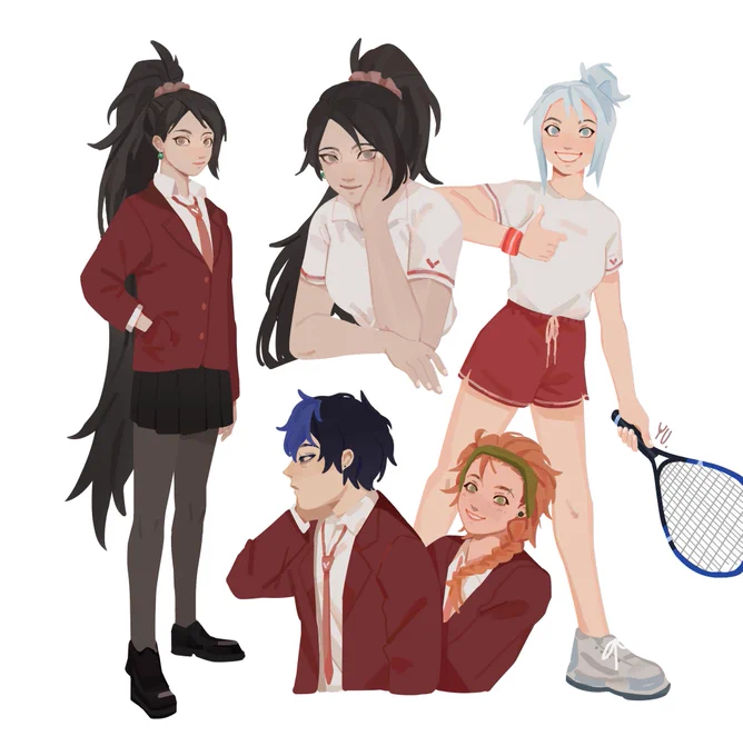 Probably this I miss when I have so much energy to draw I'm old now Ugh..... Orz  