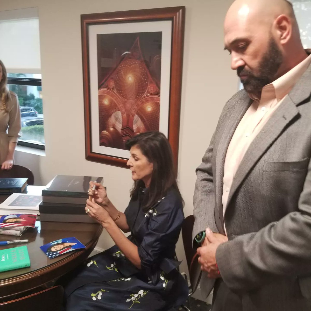 mcsogroup's tweet photo. Executive Protection Detail for former governor of South Carolina and current presidential candidate Nikki Haley. https://t.co/3mXge85ttu