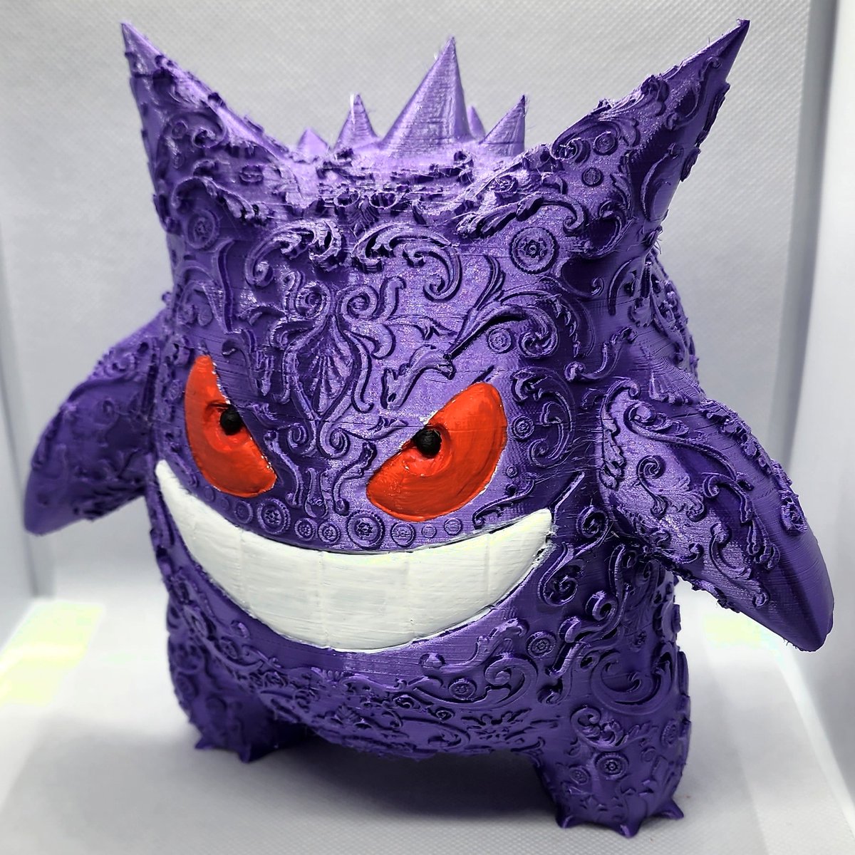 Si eres fan de #Pokemon, #ImprimeEn3D a #Gengar ゲンガ - con tu #impresora3D Ender-3 V2 Neo, los detalles de impresión los envidiarán tus amigos.

+info de la #Ender3V2Neo aquí: creality.la/Ender3-V2NEO

#3DPrinter #3DPrinting #Creality3D #Impresión3D