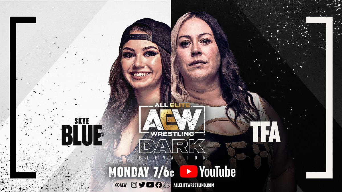 AEW's tweet photo. Watch #AEWDarkElevation TONIGHT at 7/6c!
▶️ https://t.co/lBSV4sbNf9
- @MATTHARDYBRAND, @IsiahKassidy, &amp; @OfficialEGO vs. #MassiveDamage, @KidChocolateMJ , &amp; @SebWolfePRO 
-  @Skyebyee vs. @TFAwrestling 
- @TopFlight612 vs. @teamflexappeal &amp; @shaun_moore3 https://t.co/mwxAIXHlgr