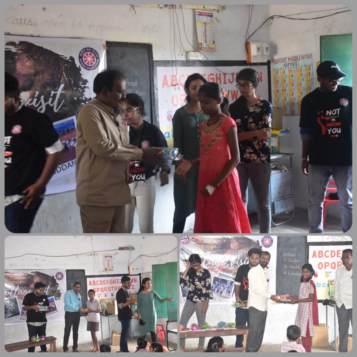 nss_nitw's tweet photo. As part of Spring spree'23, NSS NITW conducted a village visit program to the village Muddunoor, Duggondi Mandal, Warangal on 18-03-2023.  @_NSSIndia https://t.co/xvCzjsrJqS