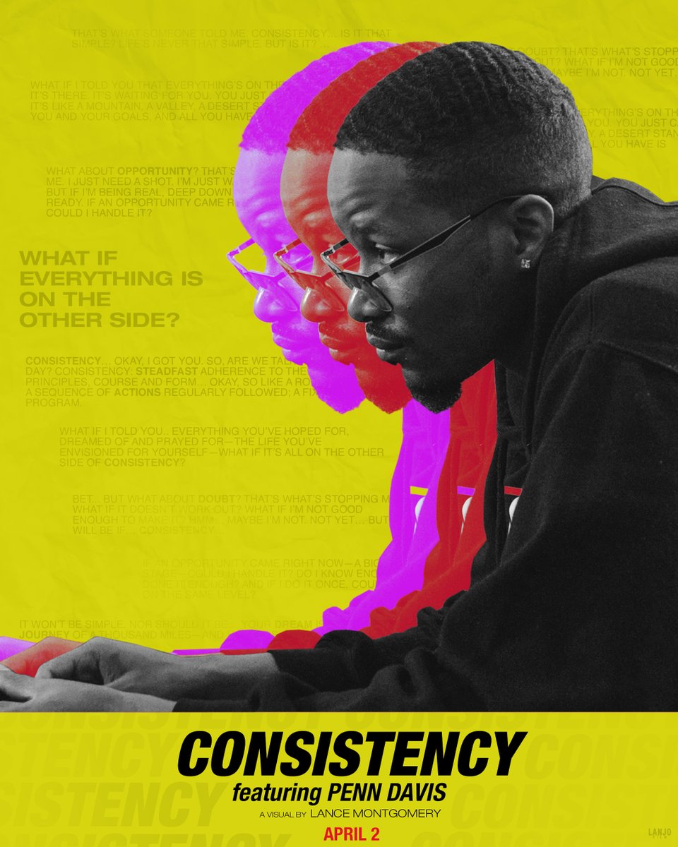 lanjofilm's tweet photo. CONSISTENCY, A VISUAL 📝
April 2nd
What if Everything Is on the Other Side?
Stay tuned.
@_PennDavis @daniloflan https://t.co/2siYkSw5aJ