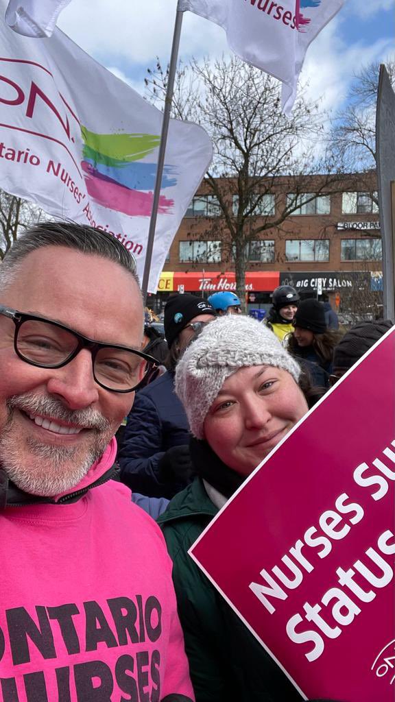4angiepreocanin's tweet image. Today @ontarionurses proudly march along side in support for #StatusForAll. Fair treatment and stop the unfair conditions of migrant workers #onpoli #fairwages #standupfightback