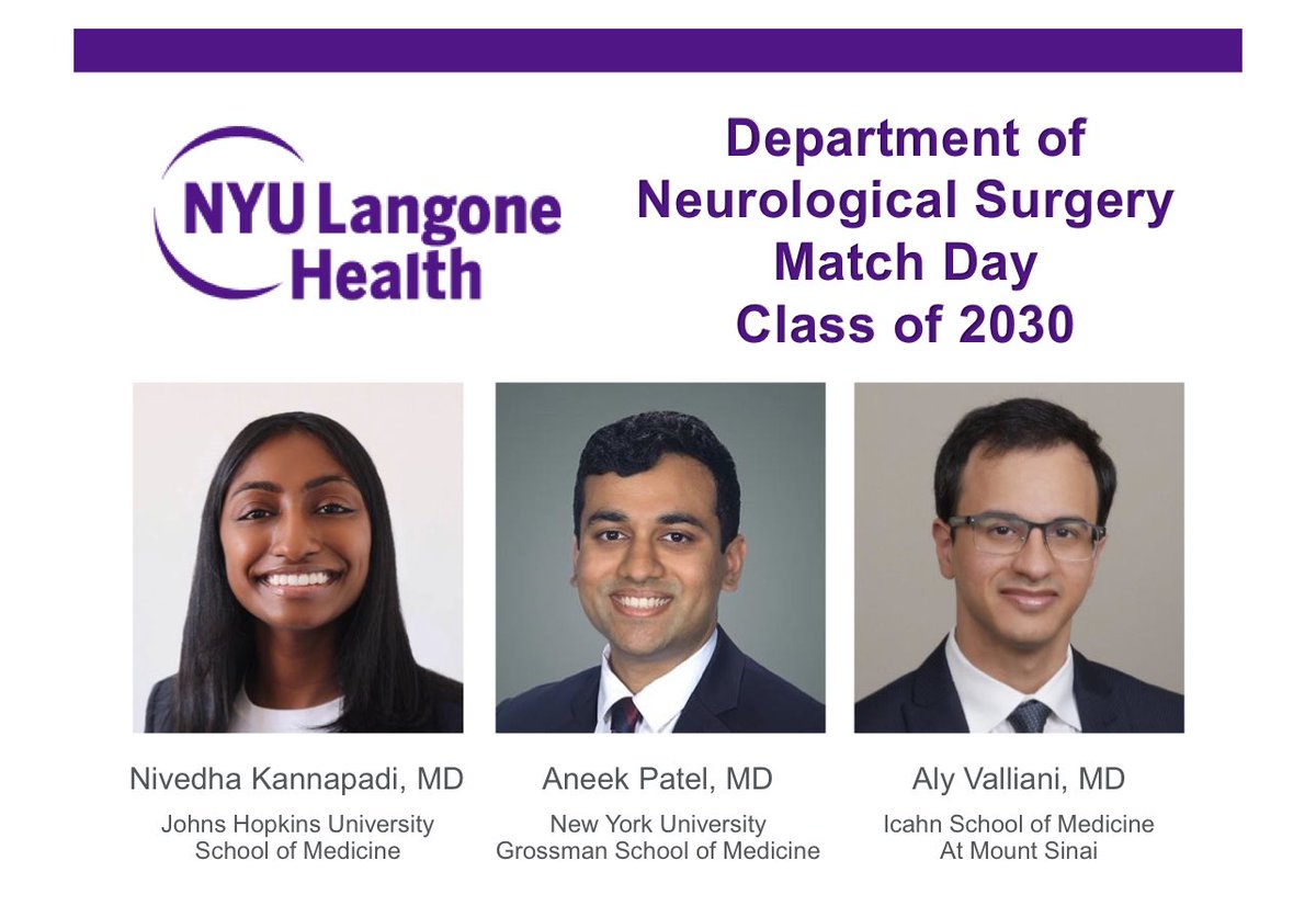 DastagirzadaY's tweet photo. Welcome to the family! Excited for next year and so much more with these all stars. #1 #NYUneurosurgery https://t.co/ieuB0W3dbR