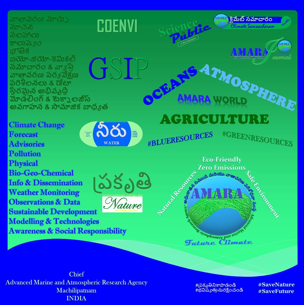 AMARAGENCYIN's tweet photo. #AMARAGENCY #AMARAWORLD #ClimateSamacharam #AMARAJOURNALS #COENVI #GSIP #NEERU #PRAKRUTI #SCIENCEtoPUBLIC #BLUERESOURCES #GREENRESOURCES #NATURALRESOURCES #OCEANS #ATMOSPHERE #AGRICULTURE #Health #ClimateChange #Nature #Life #Earth #Environment #Pollution #Monsoon #ExtremeWeather https://t.co/Qh7dgi9FJ4