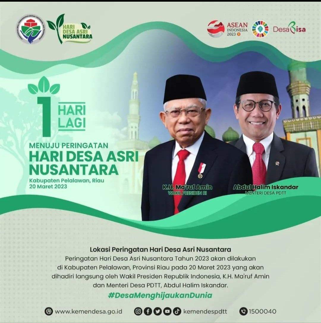 RanduAnata's tweet photo. Selamat #HariDesaAsriNusantara 

@jokowi @halimiskandarnu @kemendespdtt @taufikmadjid71 @yusradaridesa @tppkemendes  #TPPRiau https://t.co/FQz7ijyOlB