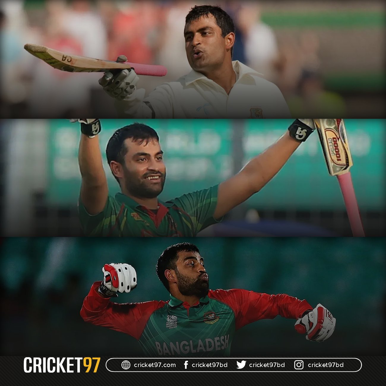 Only Bangladeshi batter with in all 3 formats 

Happy Birthday Tamim Iqbal 