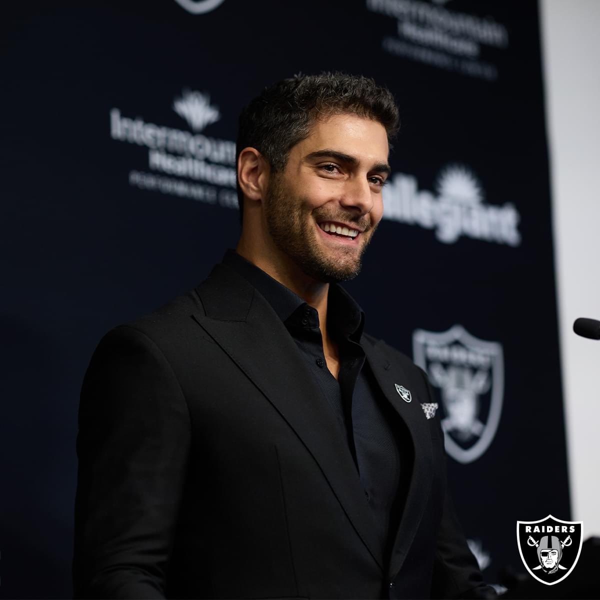 As a season ticket holder for <a href="/Raiders/">Las Vegas Raiders</a> I am hoping that <a href="/JimmyG_10/">Jimmy Garoppolo</a> is going to bring the heat this year! 🔥🏈😘