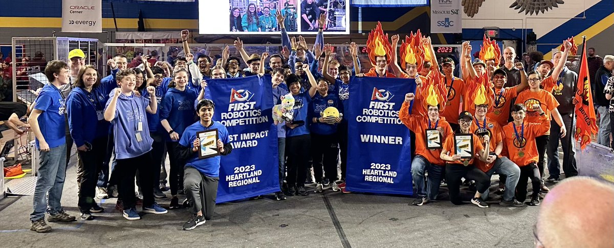 Blue Twilight (@2220robotics) on Twitter photo Team 2220 Blue Twilight had a great time at the Heartland Regional in Olathe, KS. We are proud to win the Regional Impact Award, the highest honor awarded at a FIRST competition! Shout out to Blaze Robotics <a href="/Team3184/">Blaze Robotics</a> for the strong representation of Minnesota teams at Heartland Team 2220 Blue Twilight had a great time at the Heartland Regional in Olathe, KS. We are proud to win the Regional Impact Award, the highest honor awarded at a FIRST competition! Shout out to Blaze Robotics <a href="/Team3184/">Blaze Robotics</a> for the strong representation of Minnesota teams at Heartland