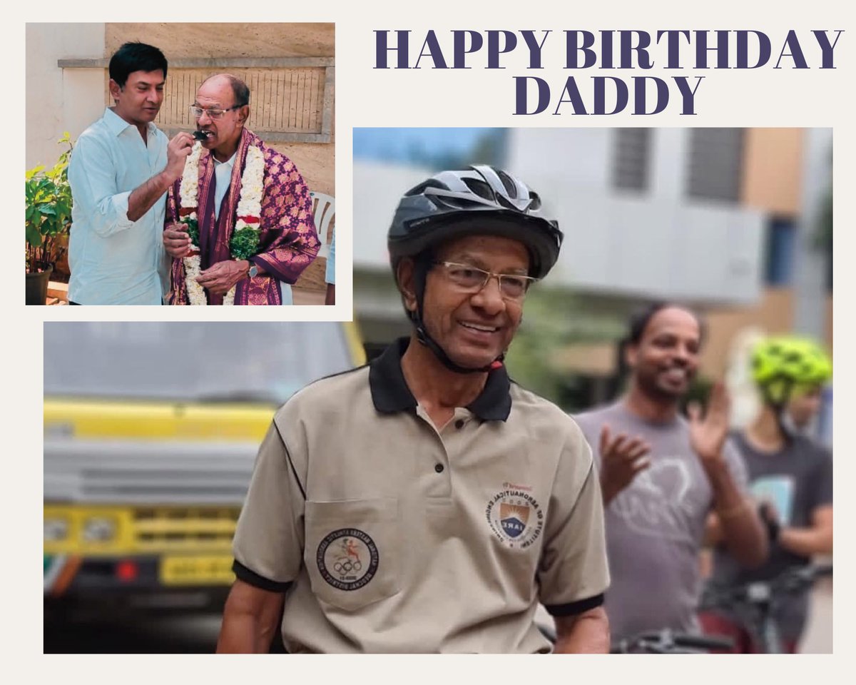 MarriRajasekar's tweet photo. Happy birthday #Daddy! 💐

Your unwavering support, guidance, &amp; love have shaped me into the person I am today. 

Thank you for everything you do - May you continue to illuminate our paths &amp; inspire us to be the best versions of ourselves.

@MLRLaxmanReddy https://t.co/paJaTF958I