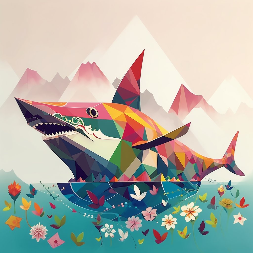 Shark in the Arctic #midjourney #aiart