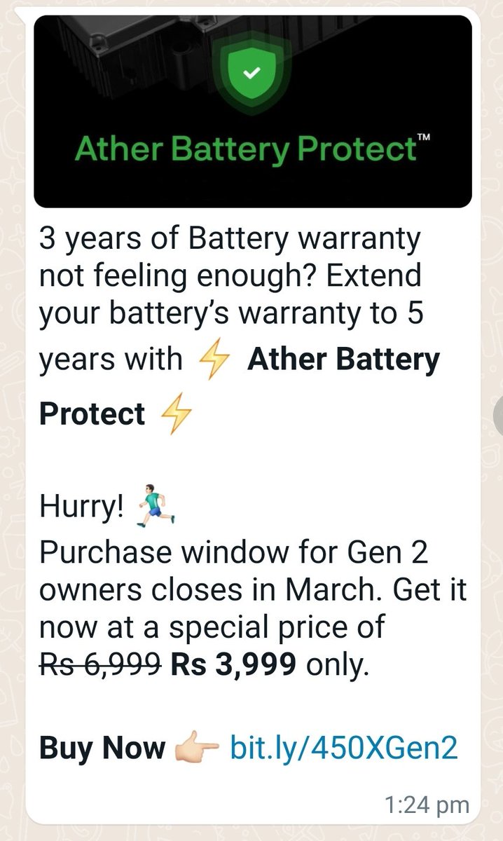 Should I go for this? Good investment?

Looking at auto enthusiasts and other <a href="/atherenergy/">Ather Energy</a> users in my network.

<a href="/CarWale/">CarWale</a> <a href="/riteshmadhok/">Ritesh Madhok</a> <a href="/TopGearMagIndia/">TopGear India</a>