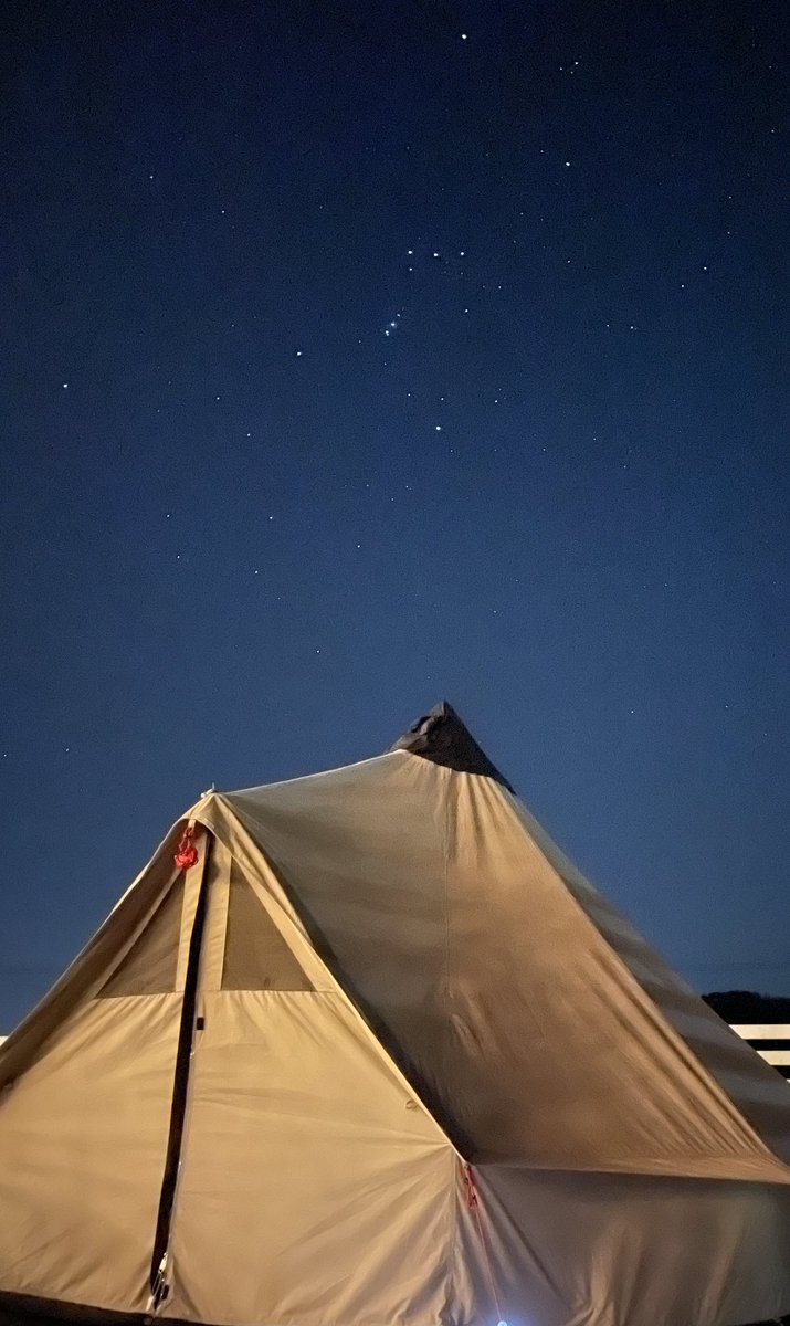 j_camp_o's tweet photo. chill camp awaji
夜空最高でした✨ https://t.co/WH3680tcDW