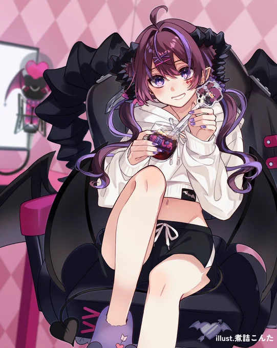 お仕事告知濡羽しゅあ様のお誕生日記念イラストと歌ってみた『超絶かわいい』のMVイラスト担当させていただきました!よろしくお願いいたします◇お誕生日記念グッズ◇◇歌ってみた◇ 