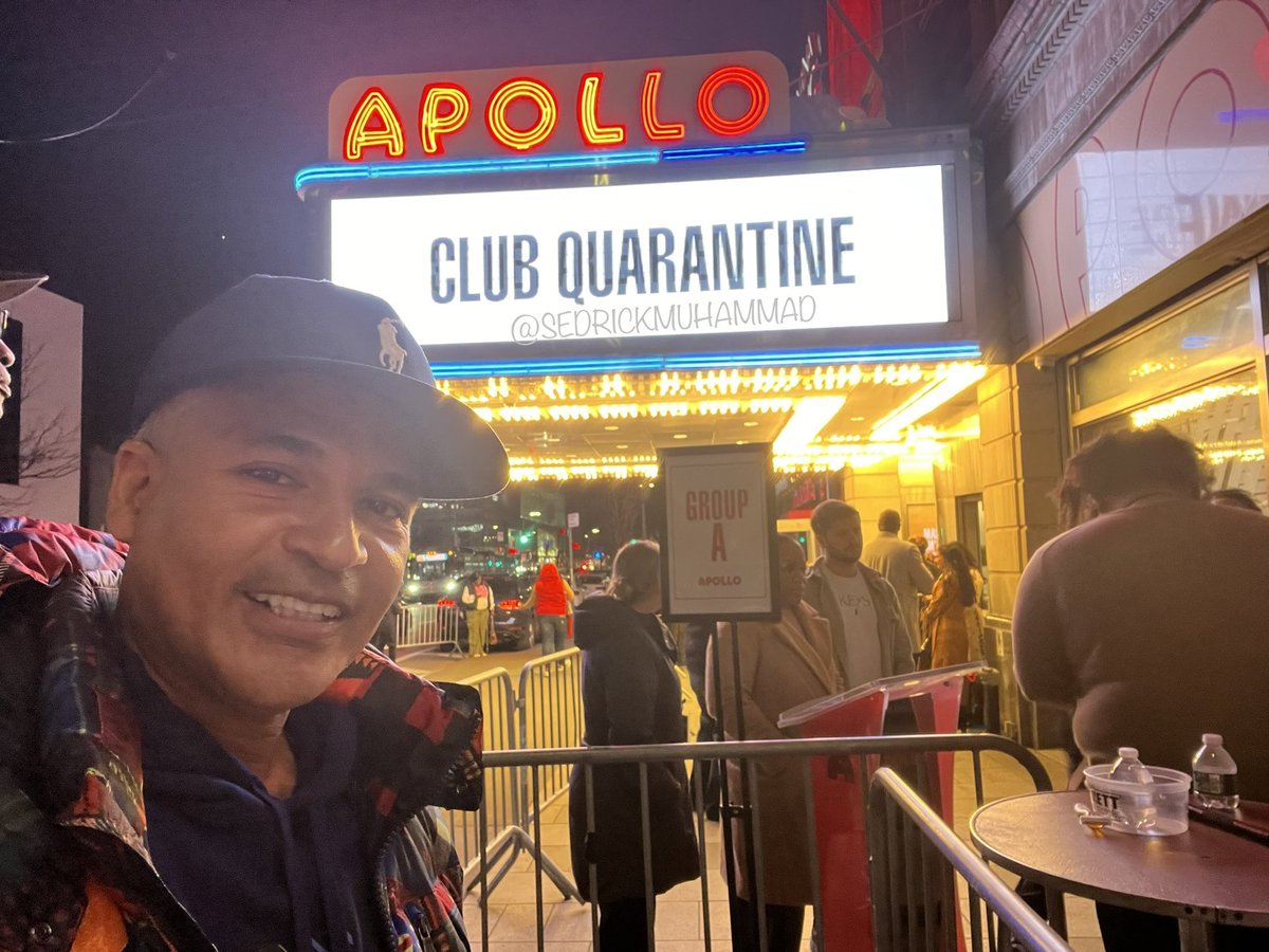 ✌🏽 #Apollo #Harlem #CQ3 #ClubQuarantine #HipHop50 #LongLiveHipHop #NYC 🌎🌍🌏🗺️🫡💯