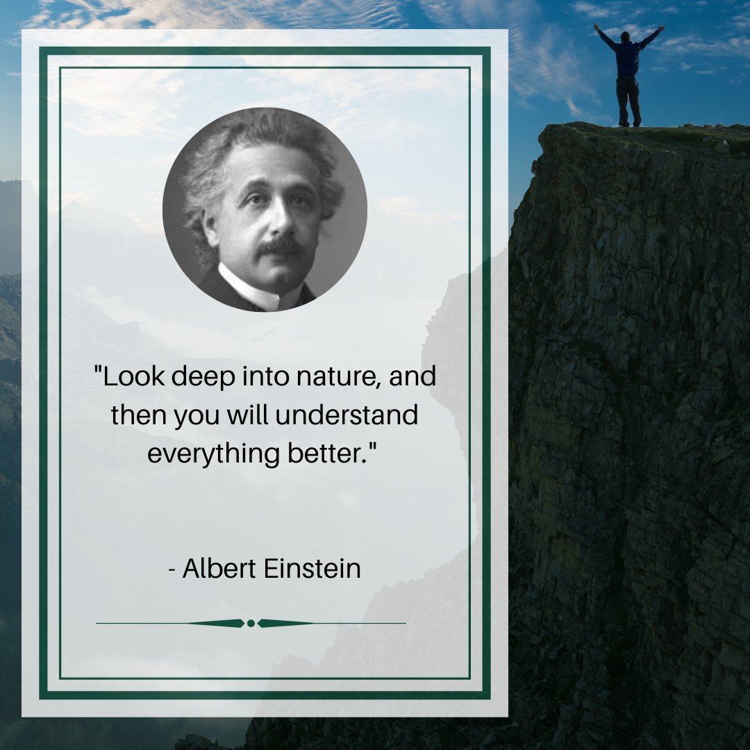 'Look deep into nature, and then you will understand everything better.'

-Albert Einstein

Visit dontgiveupworld.com to know more!

#dontgiveupworld #alberteinstein #nature #motivational #deepquotes #introspective #positivequotes #positive #intellegencequotes #Intellectual